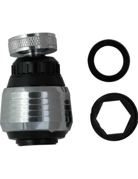 ROMPIGETTO CON GHIERA E SNODO CROMATO NERO MAURER - MAURER | Utensili Store