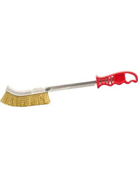 SPAZZOLA C/MANICO ABS 340MM MAURER FILI OTTONATO - MAURER | Utensili Store
