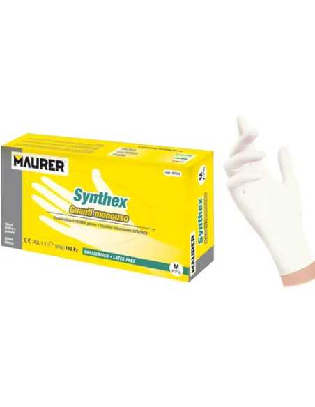 GUANTI MONOUSO NO LATTICE SYNTHEX TG.L MAURER - MAURER | Utensili Store