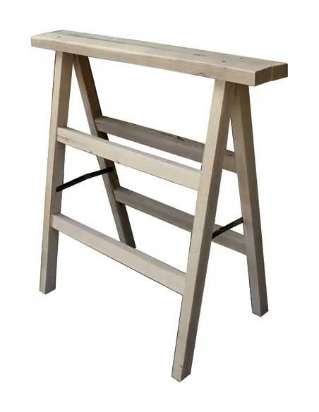 CAVALLETTO PIEGHEVOLE LEGNO FAGGIO 3 PIANI - MAURER | Utensili Store