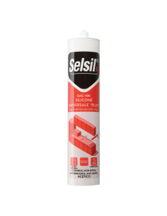 SELSIL - SILICONE ACETICO UNIVERSALE 'SAC 100' trasparente 2