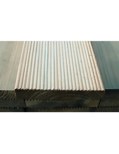 LISTONE PAVIMENTO ZIGRINATO IN LEGNO - Senza Marca