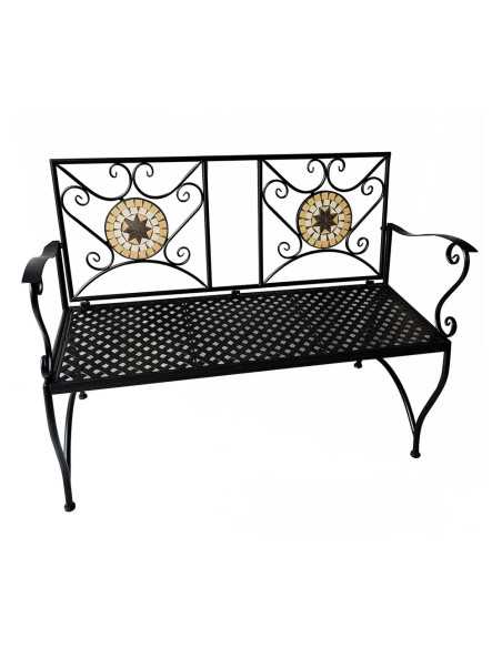 PANCHINA DECORO MOSAICO 'ESMERALDA' - LIF | Utensili Store