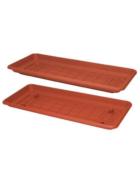 SOTTOVASO PER FIORIERA RETTANGOLARE 'MAXI' - ICS | Utensili Store