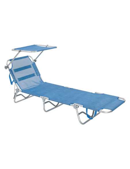 LETTINO SPIAGGIA CON PARASOLE 'SPERLONGA' - LIF | Utensili Store