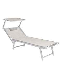 LETTINO SPIAGGIA CON PARASOLE 'BUDELLI' - LIF