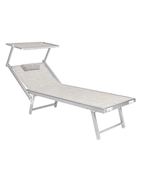LETTINO SPIAGGIA CON PARASOLE 'BUDELLI' - LIF | Utensili Store
