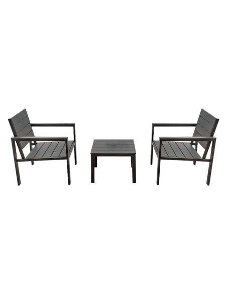 SET GIARDINO EFFETTO POLYWOOD 'OROSEI' - LIF | Utensili Store