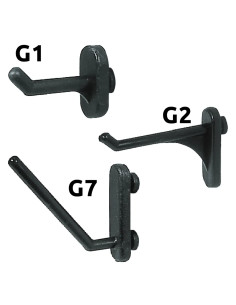 Koncreto - GANCIO IN NYLON PER PANNELLI PORTAUTENSILI G1 - pz 10 2