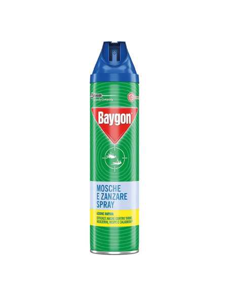 INSETTICIDA SPRAY 'MOSCHE E ZANZARE' - BAYGON | Utensili Store