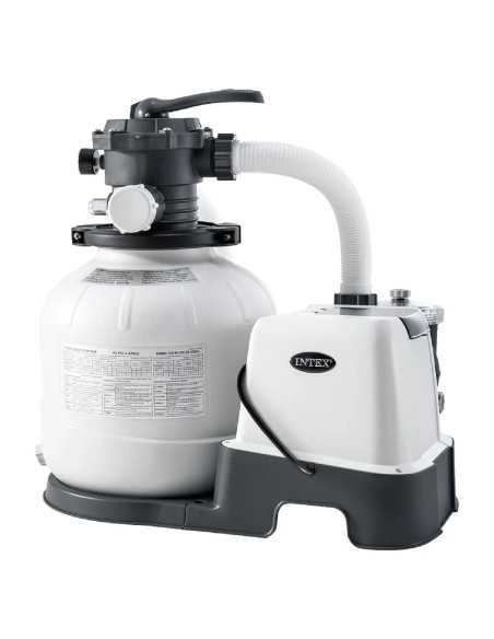 POMPA DI FILTRAGGIO A SABBIA CON CLORINATORE PER PISCINE - INTEX | Utensili Store