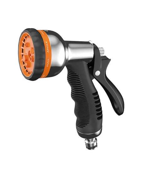 PISTOLA DA GIARDINO MULTIFUNZIONE 8 GETTI METAL - CLABER | Utensili Store