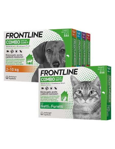ANTIPARASSITARIO 'FRONTLINE COMBO' gatti - FRONTLINE | Utensili Store