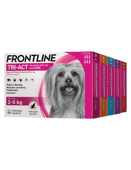 ANTIPARASSITARIO 'FRONTLINE TRI-ACT' cani - FRONTLINE | Utensili Store