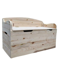 CASSAPANCA CON SCHIENALE - legno chiaro - Senza Marca