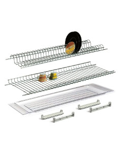 SCOLAPIATTI PER PENSILE IN ACCIAIO CROMATO - Senza Marca