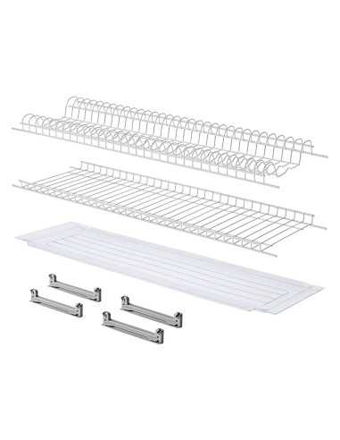 SCOLAPIATTI PER PENSILE IN METALLO VERNICIATO - Senza Marca | Utensili Store