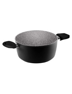 CASSERUOLA CON MANICI 'BLACK PEARL INDUCTION' - AETERNUM