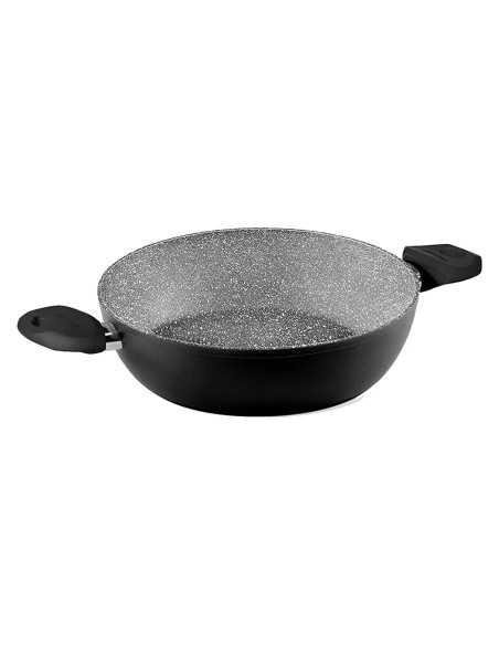 TEGAME DUE MANICI 'BLACK PEARL INDUCTION' - AETERNUM | Utensili Store
