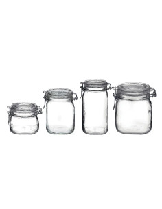 VASO ERMETICO IN VETRO PER ALIMENTI 'FIDO' - BORMIOLI