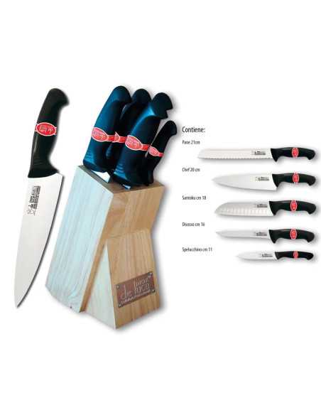 COLTELLO CUCINA LINEA 'HORECA' IN CEPPO MASSELLO - DE LUCA | Utensili Store