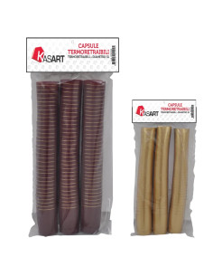CAPSULE TERMORETRAIBILI PER BOTTIGLIE VINO oro - KASART