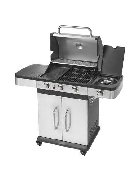BARBECUE A GAS 'INDIANAPOLIS 4 TITANIUM' - OMPAGRILL | Utensili Store