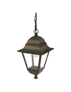 LANTERNA A SOSPENSIONE CON CATENA 'OLD' nero - SOVIL