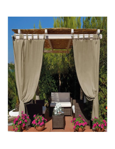 TENDA PER GAZEBO CON PASSANTI E BOTTONI TIPO 'LUX' - MADE IN ITALY