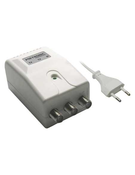 ALIMENTATORE PER AMPLIFICATORE ANTENNA 2 OUT 1 ingresso - METRONIC | Utensili Store