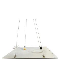 SISTEMA FISSAGGIO A SOSPENSIONE PANNELLI LED kit - VTAC