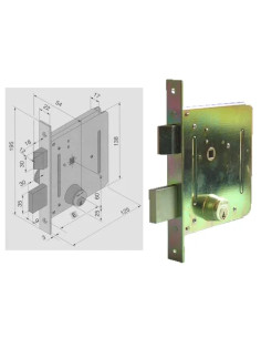 SERRATURE WELKA CIL.FISSO  - Senza Marca