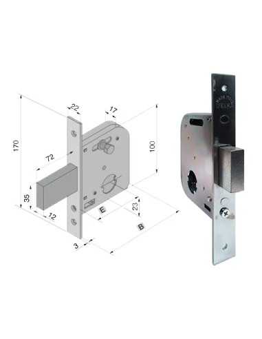 Serrature Welka S/Cilindro - Senza Marca | Utensili Store