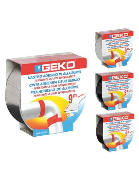 NASTRO ADESIVO IN ALLUMINIO 'SMOKE' - GEKO | Utensili Store