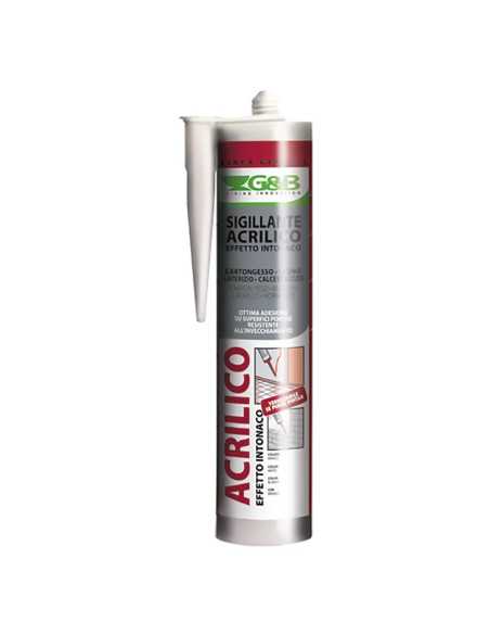 SILICONE ACRILICO EFFETTO RUVIDO 'GEBOSIL' bianco - G&B | Utensili Store