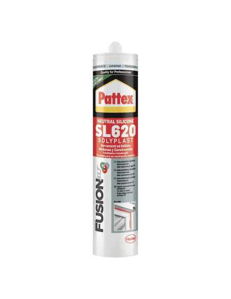 SILICONE NEUTRO PER EDILIZIA E SERRAMENTI 'SOLYPLA - PATTEX | Utensili Store