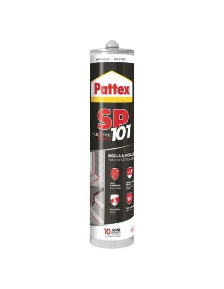 SIGILLANTE NEUTRO PER MULTIMATERIALI 'PATTEX SP101 nero - PATTEX | Utensili Store