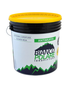 PITTURA AL QUARZO LISCIO ANTIMUFFA - BIANCO POLARE