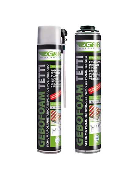 SCHIUMA POLIURETANICA TEGOLE E COPPI 'GEBOFOAM' - G&B | Utensili Store