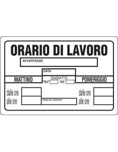 SEGNALETICA D'INFORMAZIONE - STAMPLAST