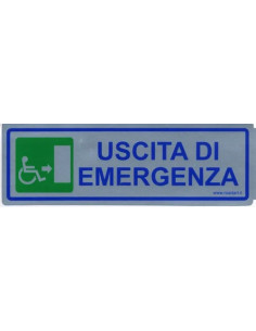 SEGNALETICA ADESIVA ARGENTO - STAMPLAST 2