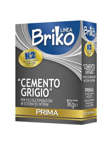 CEMENTO GRIGIO IN POLVERE 'BRIKO K2' - K2 | Utensili Store