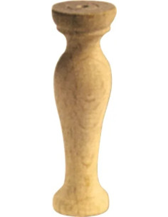 COLONNINA IN LEGNO FAGGIO  - Senza Marca