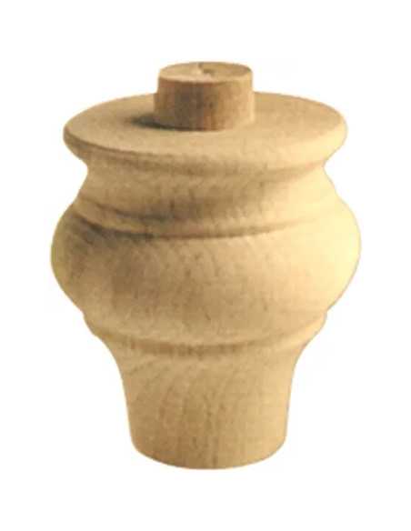 GAMBA IN LEGNO ONTANO A CIPOLLA - Senza Marca | Utensili Store