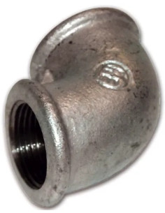 RACCORDO GHISA ZINCATO GOMITO  - Senza Marca 2