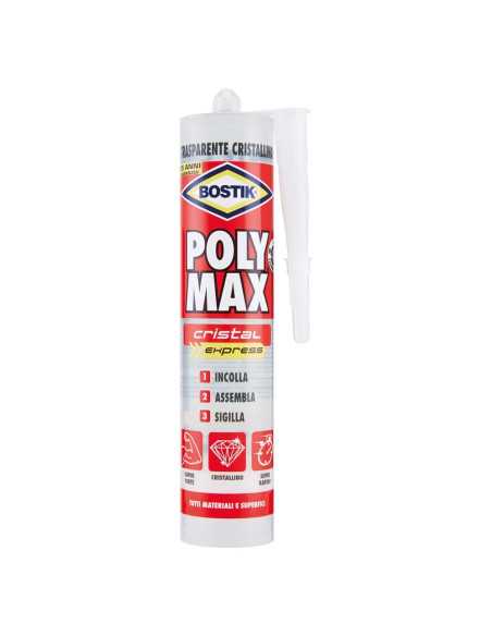 ADESIVO SIGILLANTE UNIVERSALE 'POLY MAX' CRISTAL - BOSTIK | Utensili Store