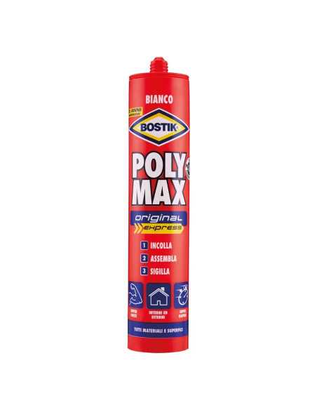 ADESIVO SIGILLANTE UNIVERSALE 'POLY MAX' ORIGINAL - BOSTIK | Utensili Store