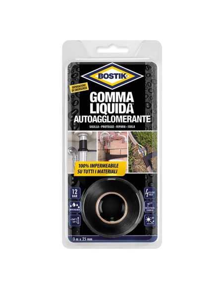 GOMMA LIQUIDA NASTRO AUTOAGGLOMERANTE - BOSTIK | Utensili Store