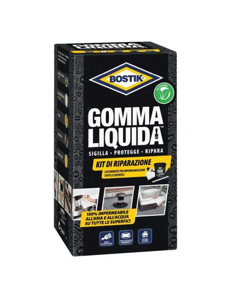 KIT RIPARAZIONE GOMMA LIQUIDA IMPERMEABILIZZANTE - BOSTIK | Utensili Store
