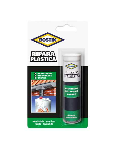 STUCCO 'RIPARA PLASTICA' - BOSTIK | Utensili Store